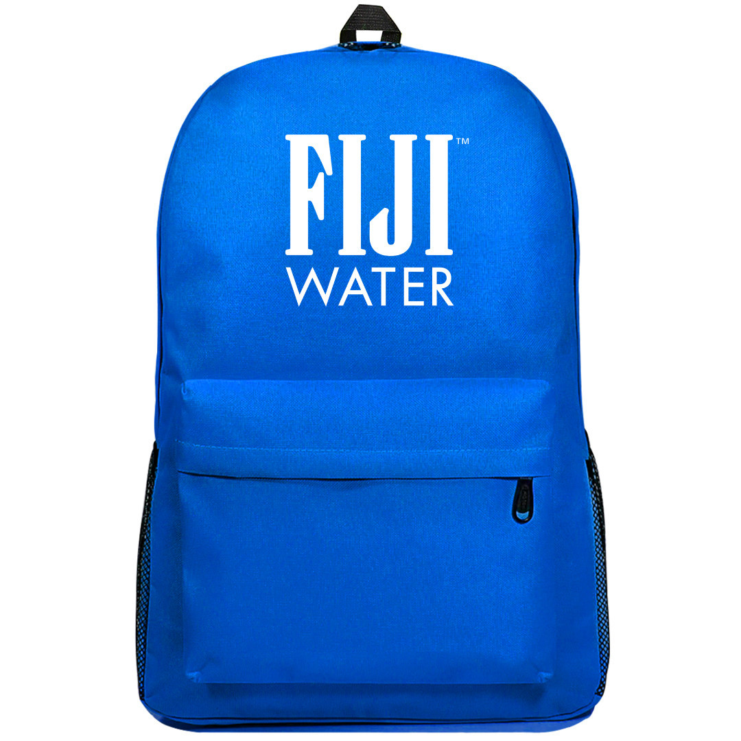 Fiji Water Backpack SuperPack - Fiji Water Logo On Blue Background