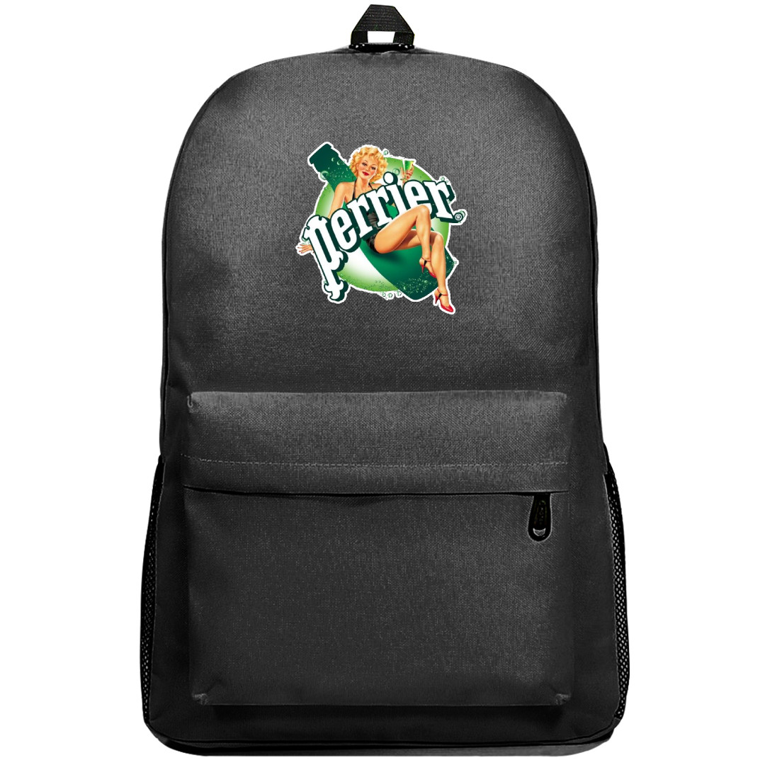 Perrier Backpack SuperPack - Perrier Vintage Advertisement Poster