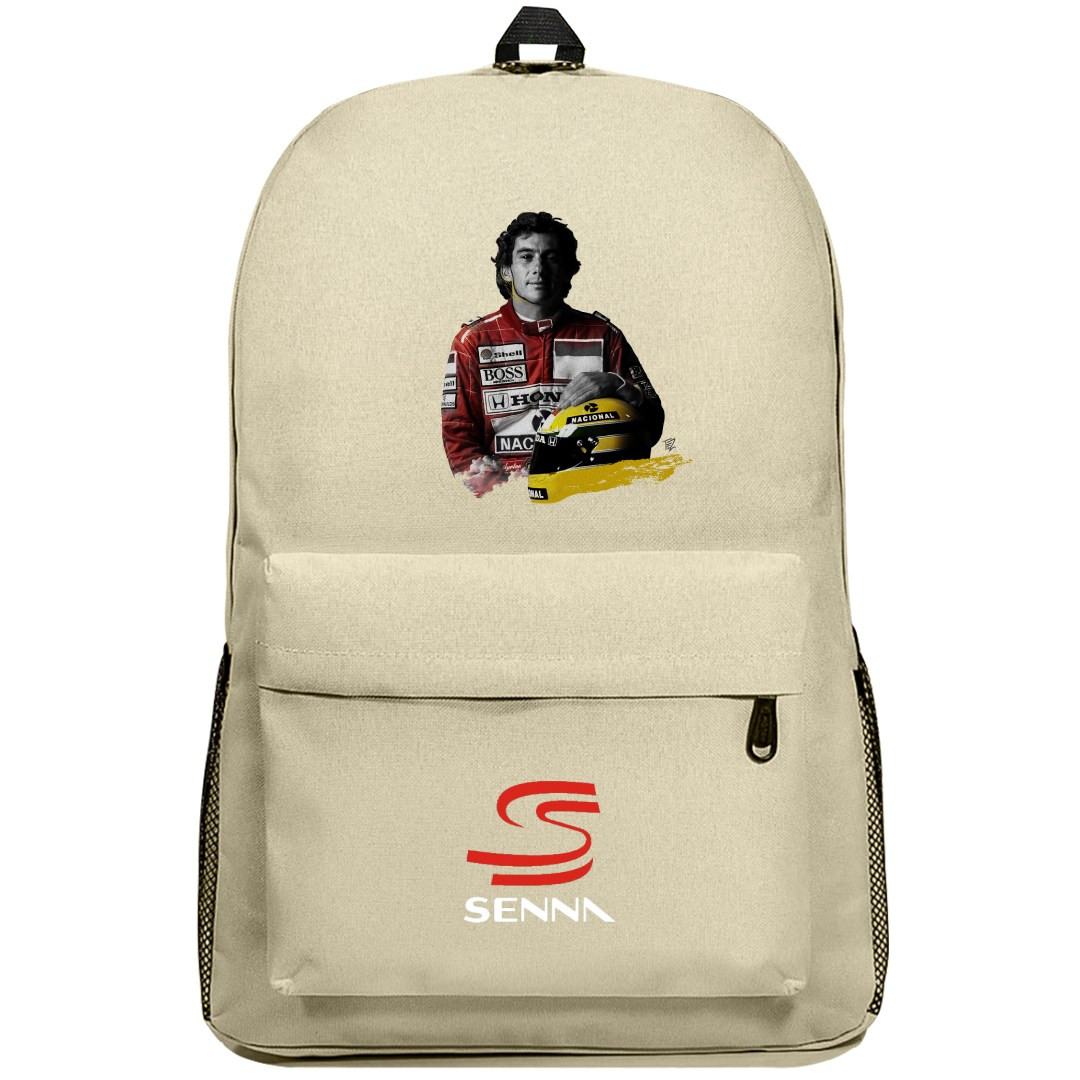F1 Ayrton Senna Backpack SuperPack - Portrait