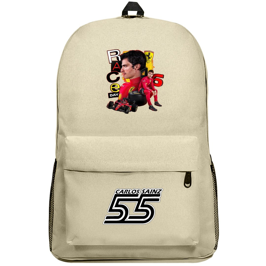 F1 Carlos Sainz Jr. Backpack SuperPack - Collage Poster