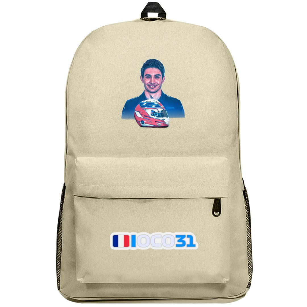 F1 Esteban Ocon Backpack SuperPack - Helmet Portrait
