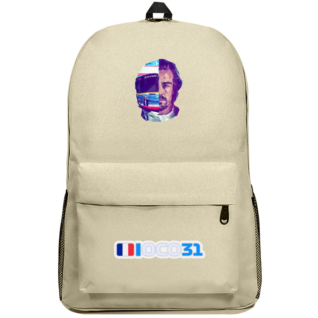 F1 Fernando Alonso Backpack SuperPack - Mosaic Portrait