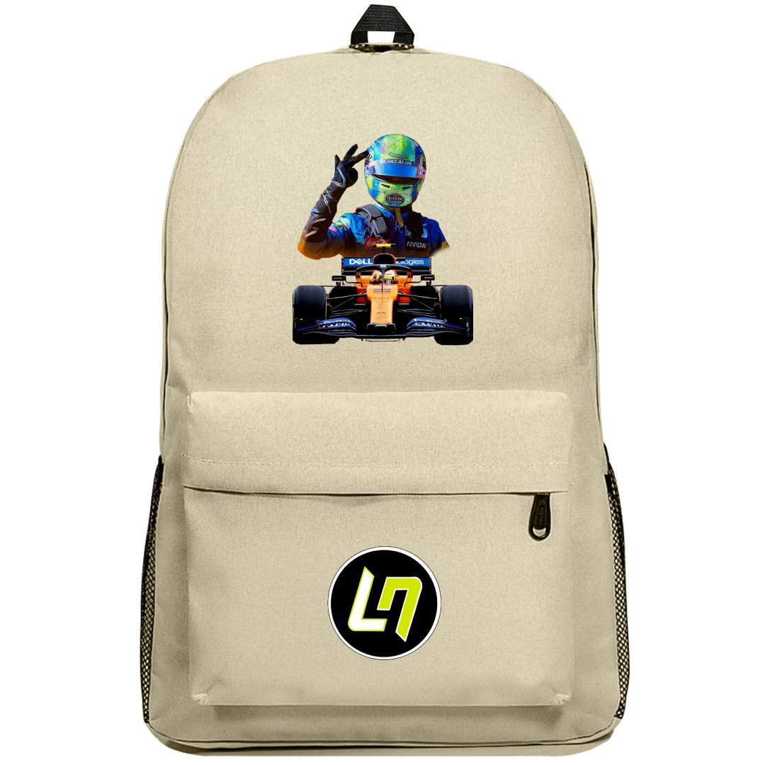 F1 Lando Norris Backpack SuperPack - Race Poster