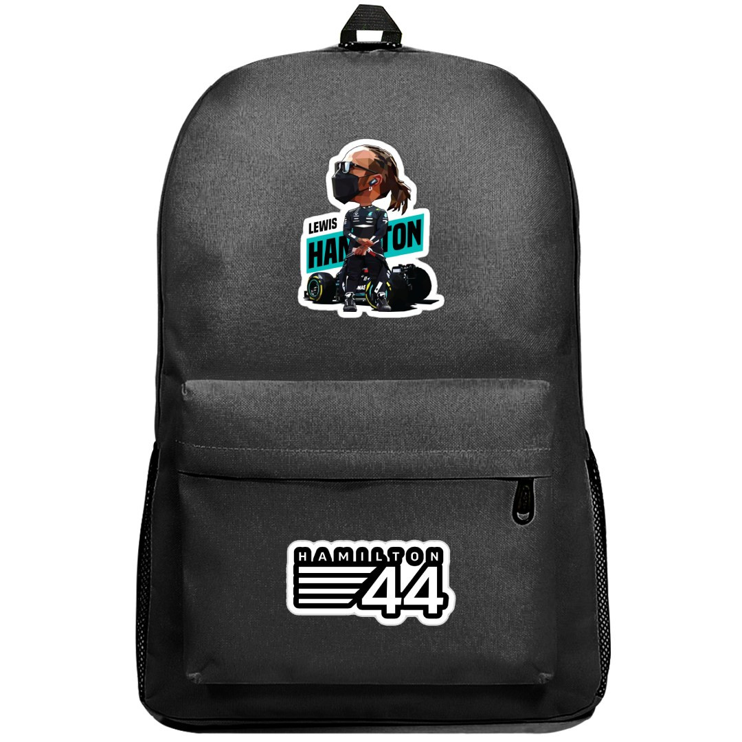 F1 Lewis Hamilton Backpack SuperPack - Poster Sticker