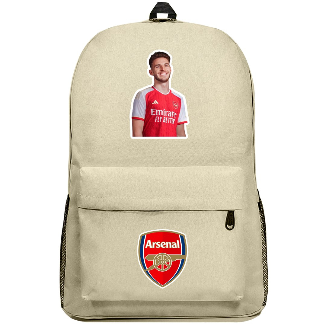 Declan Rice Backpack SuperPack - Declan Rice Arsenal FC Smiling Sticker Art