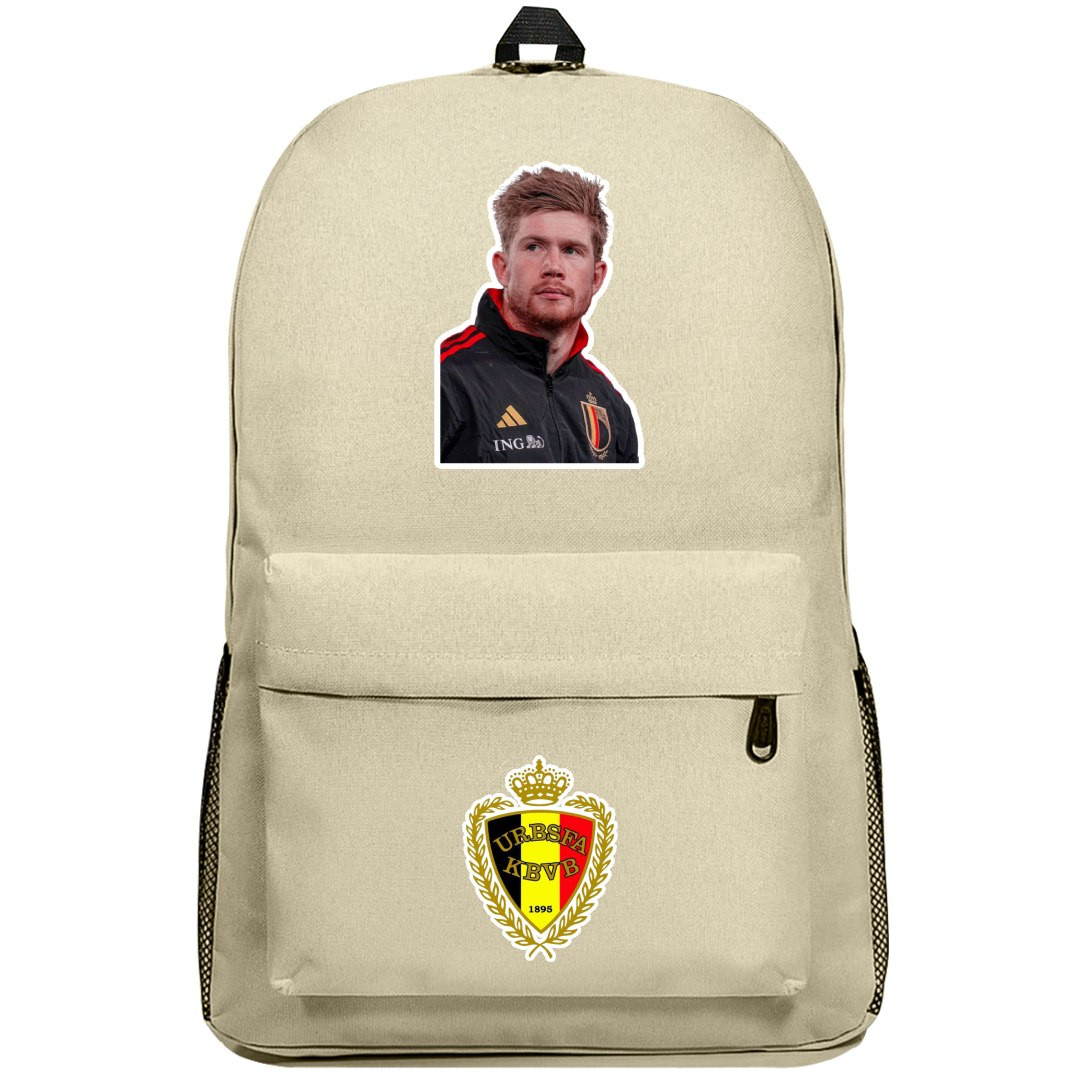 Kevin De Bruyne Backpack SuperPack - Kevin De Bruyne Portrait Sticker Art