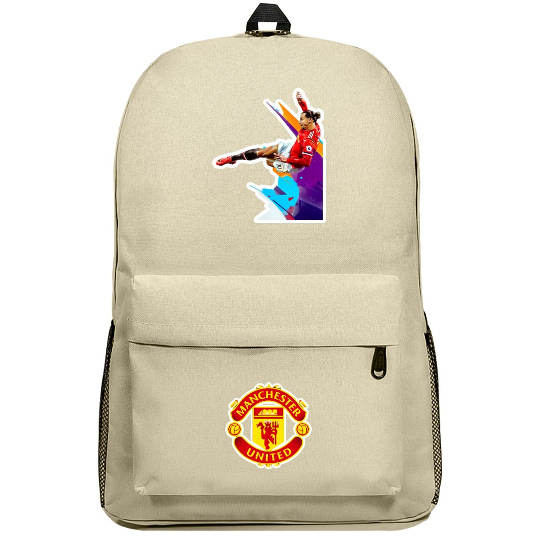 Zlatan Ibrahimovic Backpack SuperPack - Zlatan Ibrahimovic Manchester United Air Kick Sticker Art