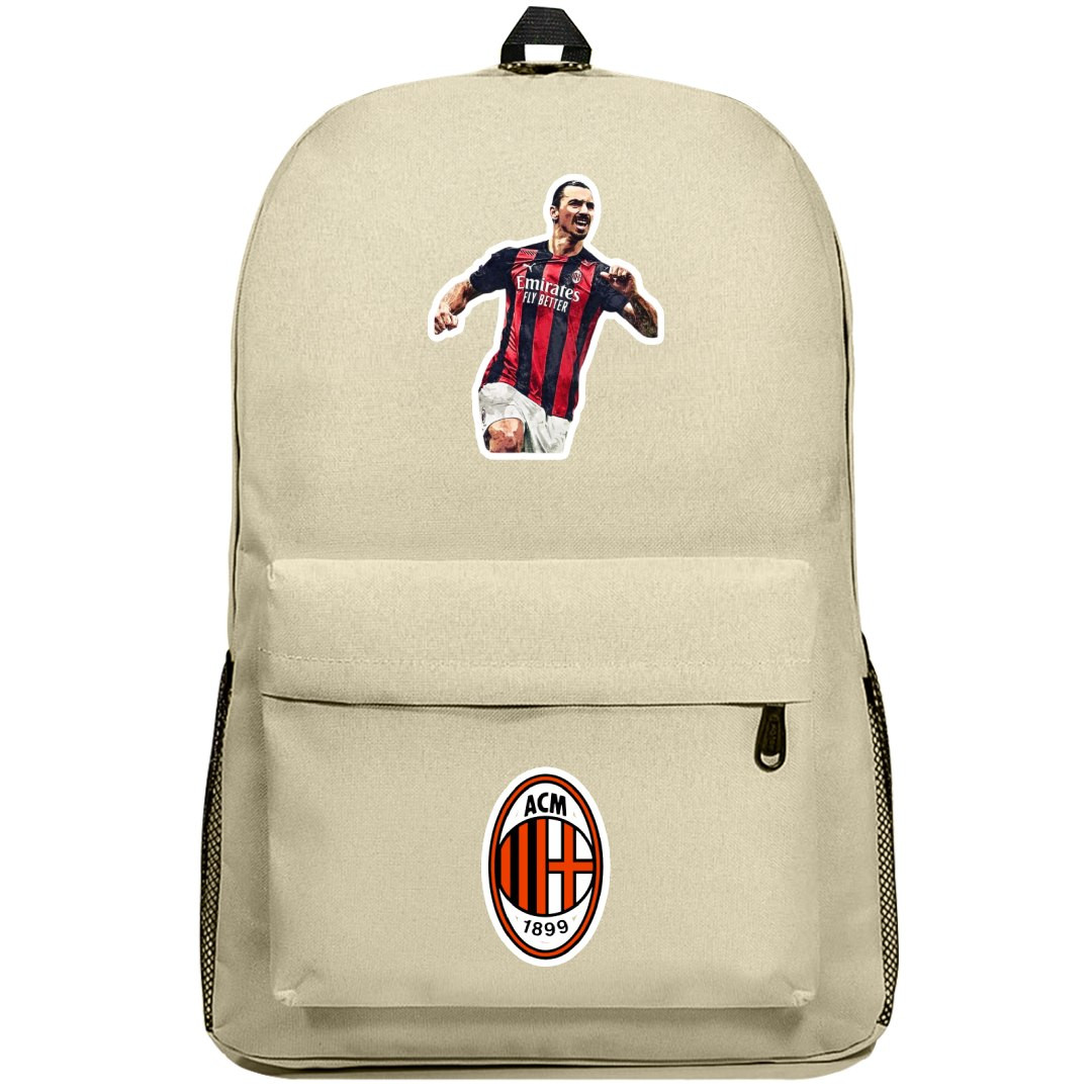 Zlatan Ibrahimovic Backpack SuperPack - Zlatan Ibrahimovic A.C. Milan Celebration Sticker Art