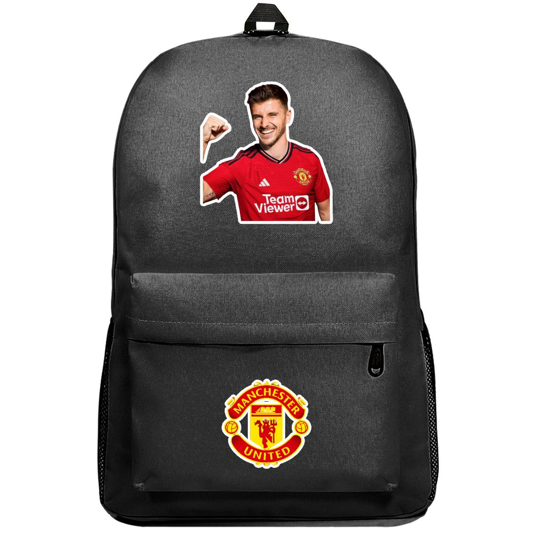 Mason Mount Backpack SuperPack - Mason Mount Manchester United Smiling Sticker Art