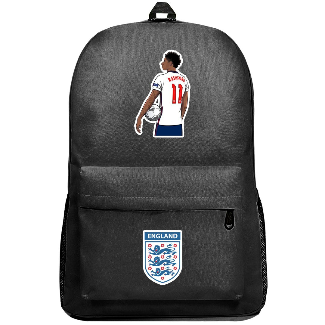 Marcus Rashford Backpack SuperPack - Marcus Rashford England National Team Back Minimalist Art Sticker