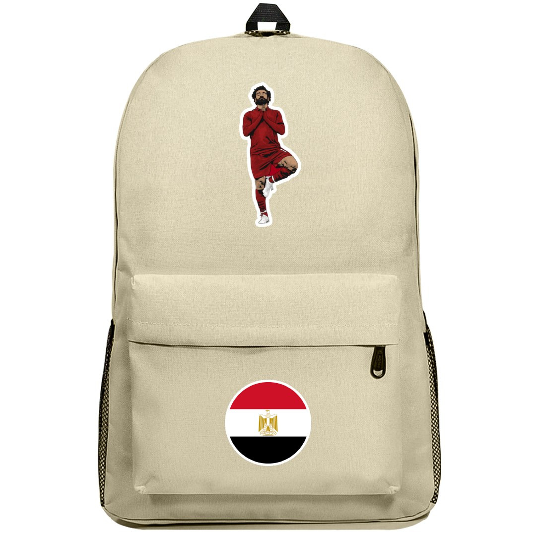 Mohamed Salah Backpack SuperPack - Mohamed Salah Egypt National Team Signature Celebration Illustration Sticker Art