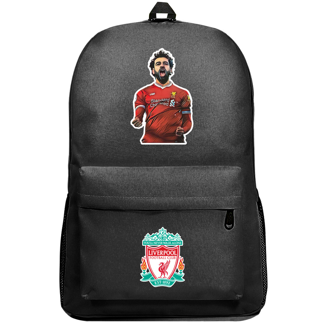 Mohamed Salah Backpack SuperPack - Mohamed Salah Liverpool FC Standing Sticker Art