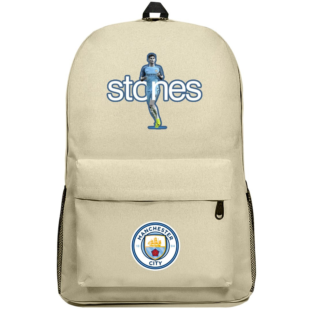 John Stones Backpack SuperPack - John Stones Manchester City Running Sticker Art