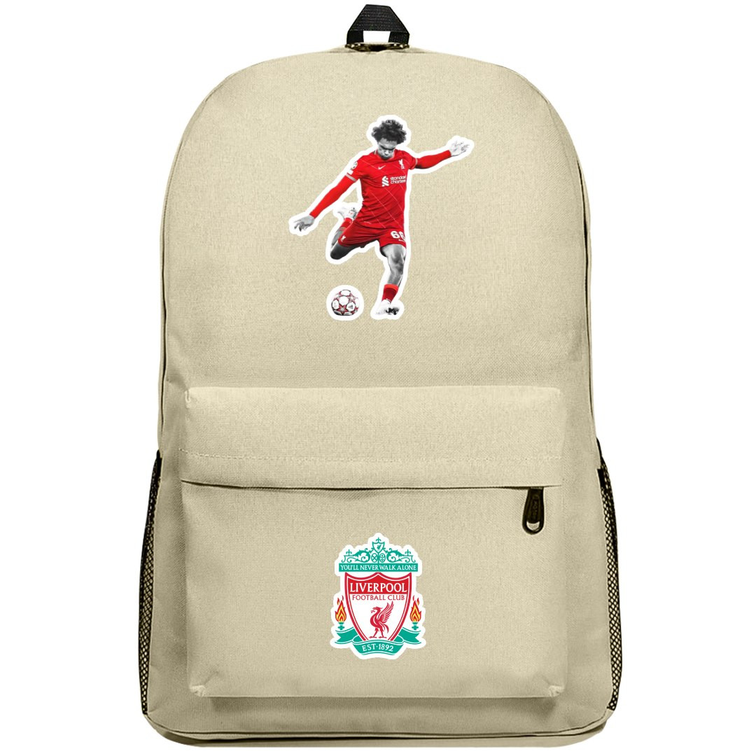 Trent Alexander-Arnold Backpack SuperPack - Trent Alexander-Arnold Liverpool FC Kick Sticker Art