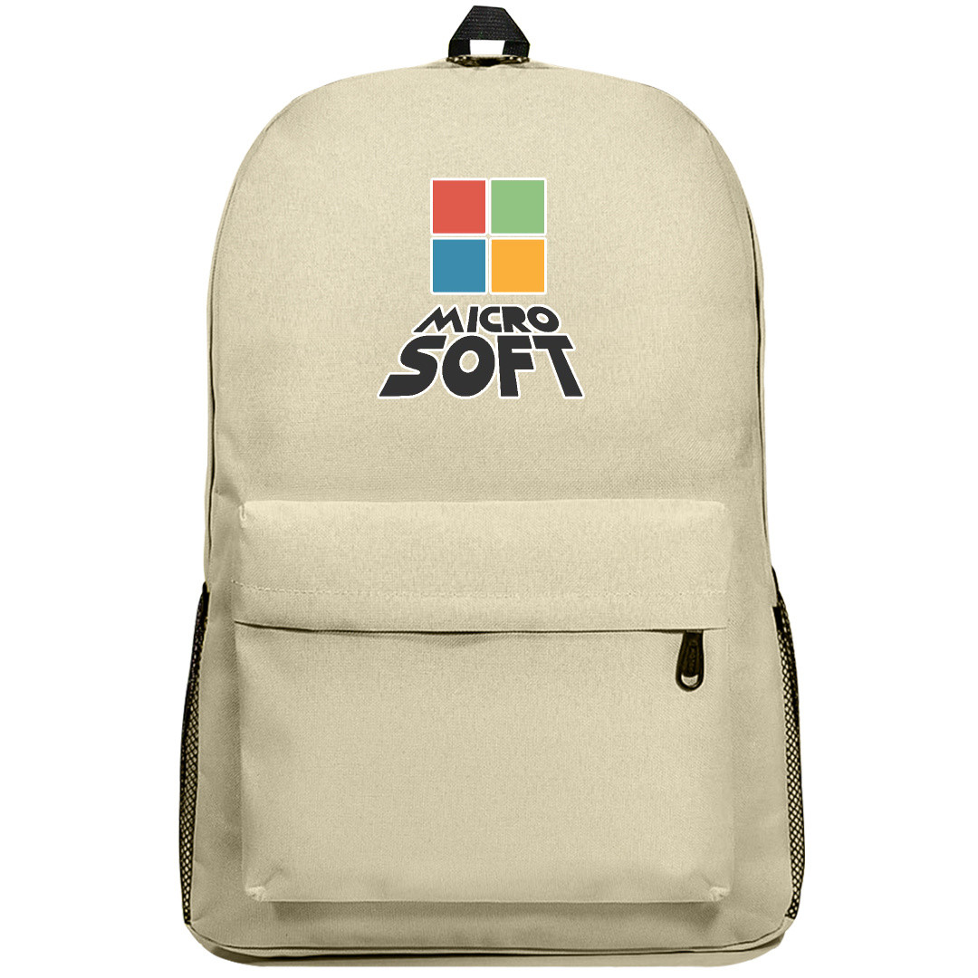 Microsoft Backpack SuperPack - Microsoft Fan Art Retro Logo