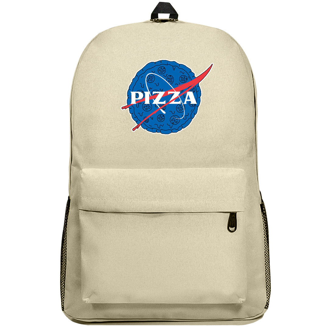 Nasa Backpack SuperPack - Nasa Pizza Space Logo Sticker