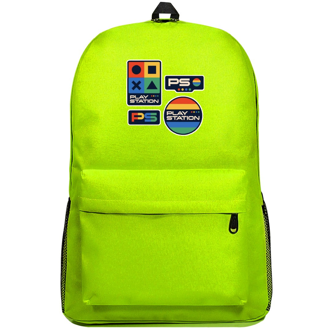 Play Station Backpack SuperPack - Play Station 80s Iconic Logos By Rafael Serra