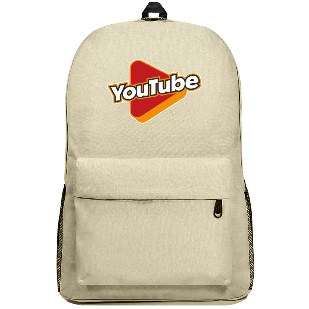 Youtube Backpack SuperPack - Youtube Retro Branding Design Logo Sticker