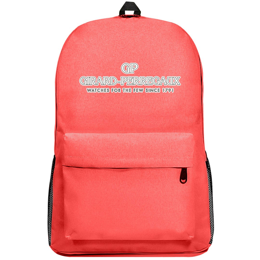 Famous Watch Brand Girard Perregaux Backpack SuperPack - Girard Perregaux 1791 White Logo