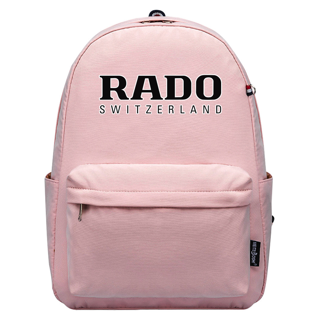 Famous Watch Brand Rado Backpack SuperPack - Rado Switzerland Black Logo