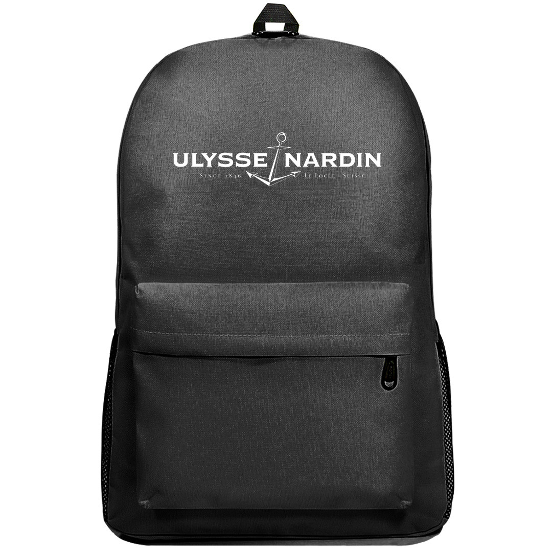 Famous Watch Brand Ulysse Nardin Backpack SuperPack - Ulysse Nardin White Logo