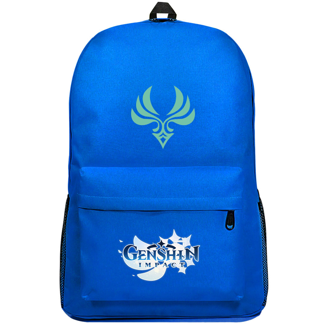 Genshin Impact Anemo Backpack SuperPack - Anemo Element Logo Minimalist