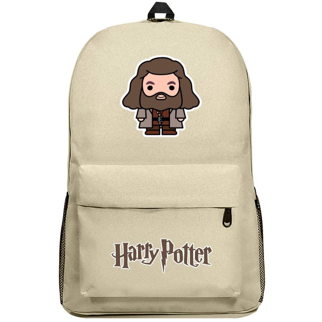Harry Potter Hagrid Backpack SuperPack - Hagrid Chibi Cartoon Art Sticker
