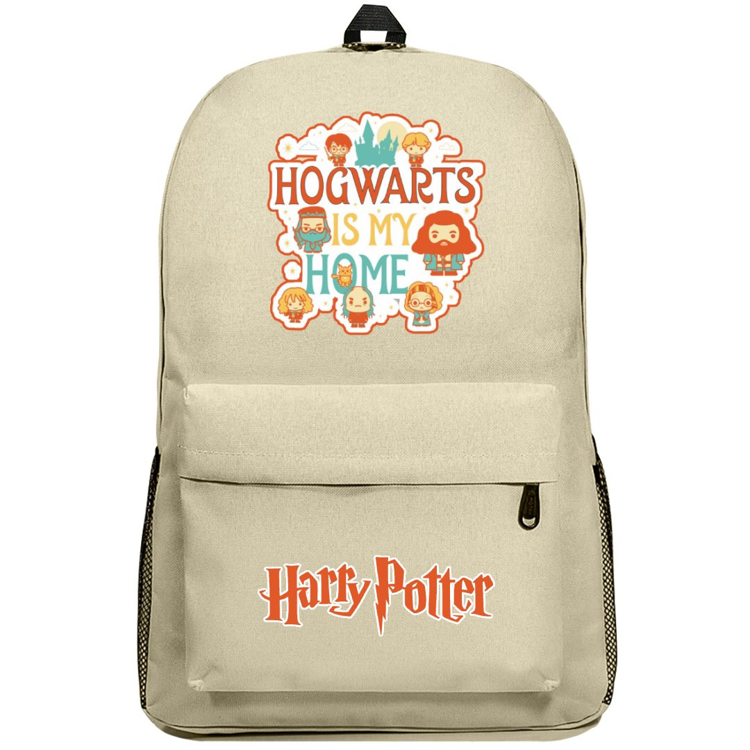 Harry Potter Backpack SuperPack - Harry Potter Hogwarts Is My Home Sticker Art