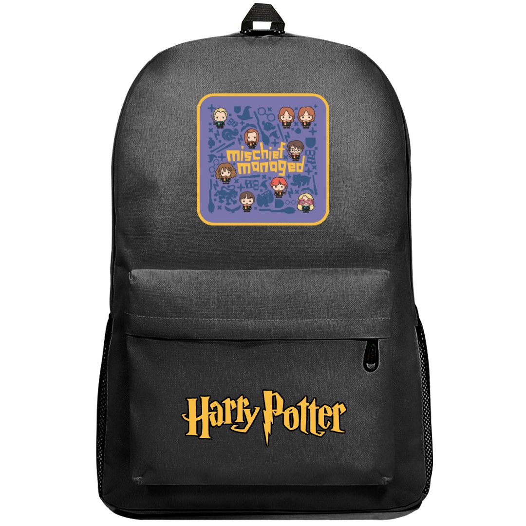 Harry Potter Backpack SuperPack - Harry Potter Mischief Managed Sticker Art