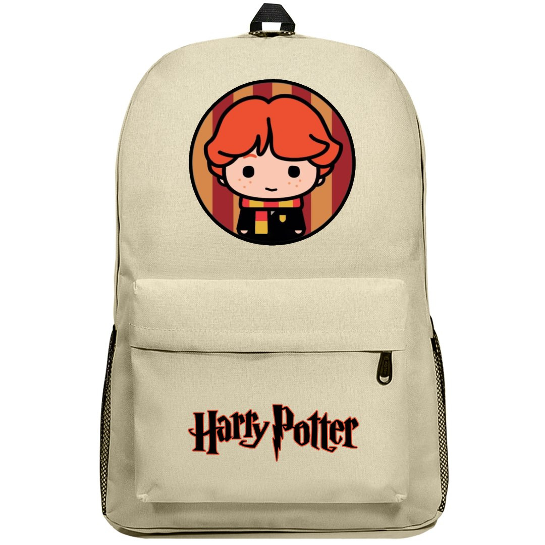 Harry Potter Ron Weasley Backpack SuperPack - Ron Weasley Chibi Cartoon Sticker Art