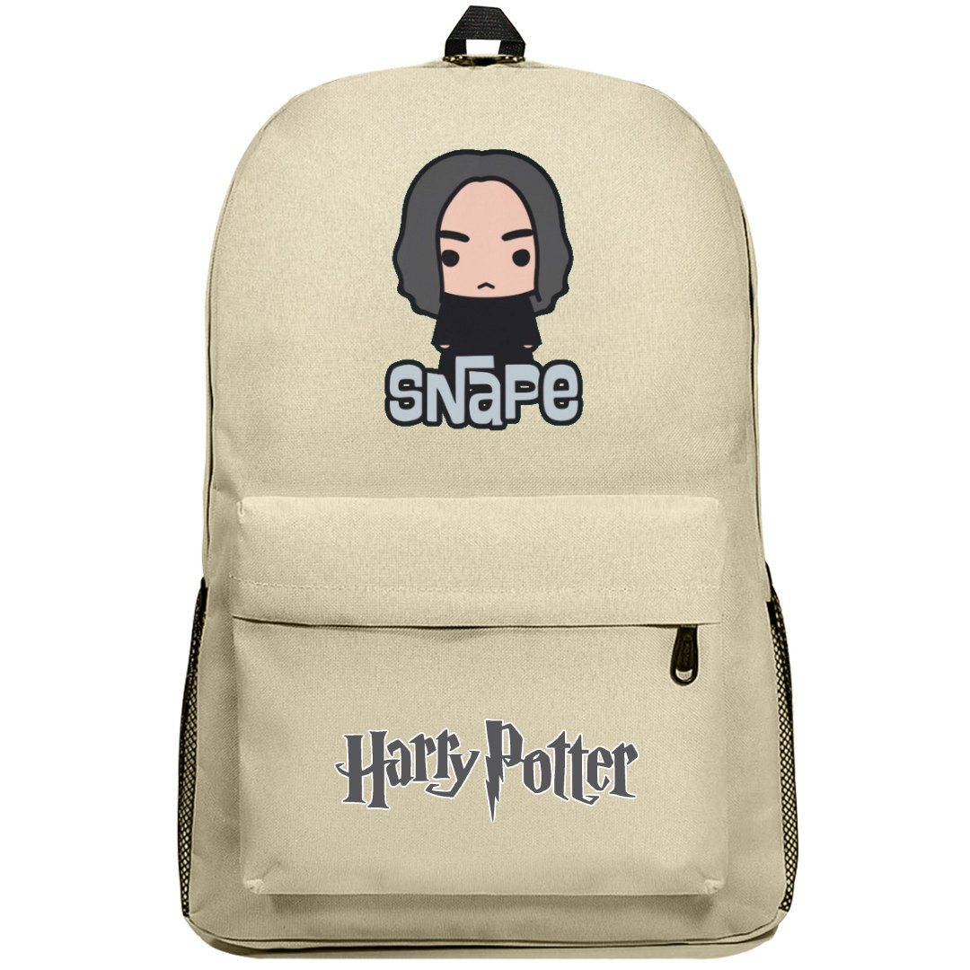 Harry Potter Severus Snape Backpack SuperPack - Severus Snape Chibi Cartoon Sticker Art