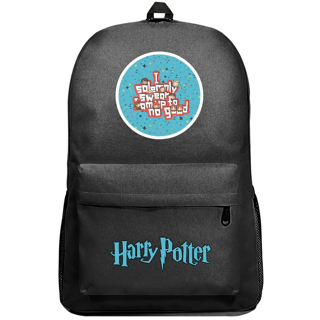 Harry Potter Backpack SuperPack - I Solemnly Swear That I Am Up To No Good Round Sticker Art