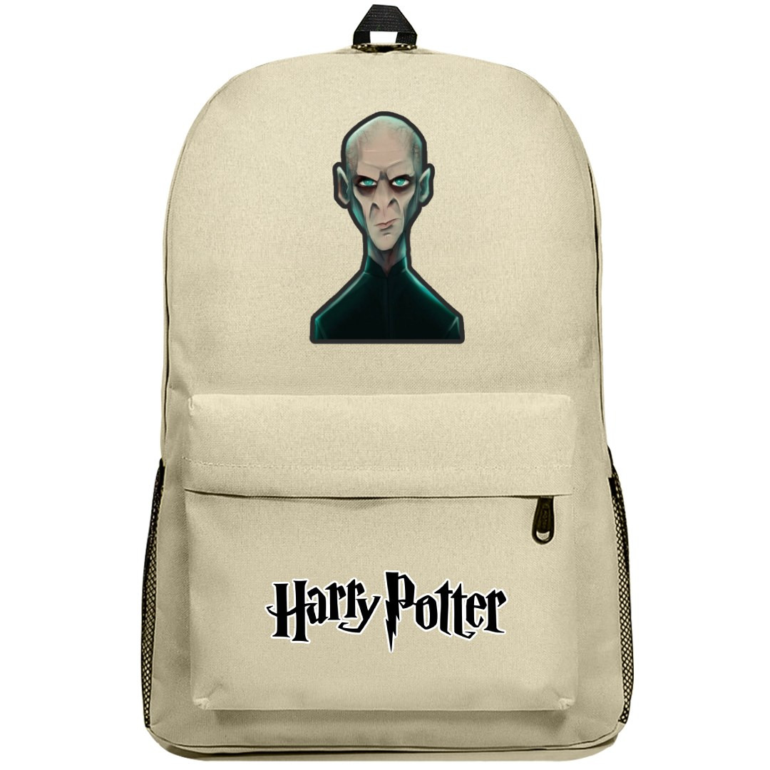 Harry Potter Lord Voldemort Backpack SuperPack - Lord Voldemort Portrait Cartoon Sticker Art