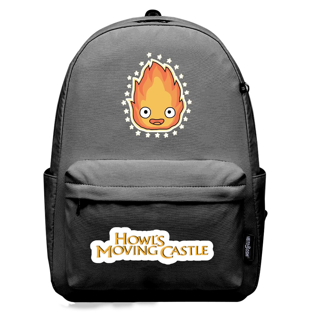 Howls Moving Castle Calcifer Backpack SuperPack - Calcifer Icon Chibi Art