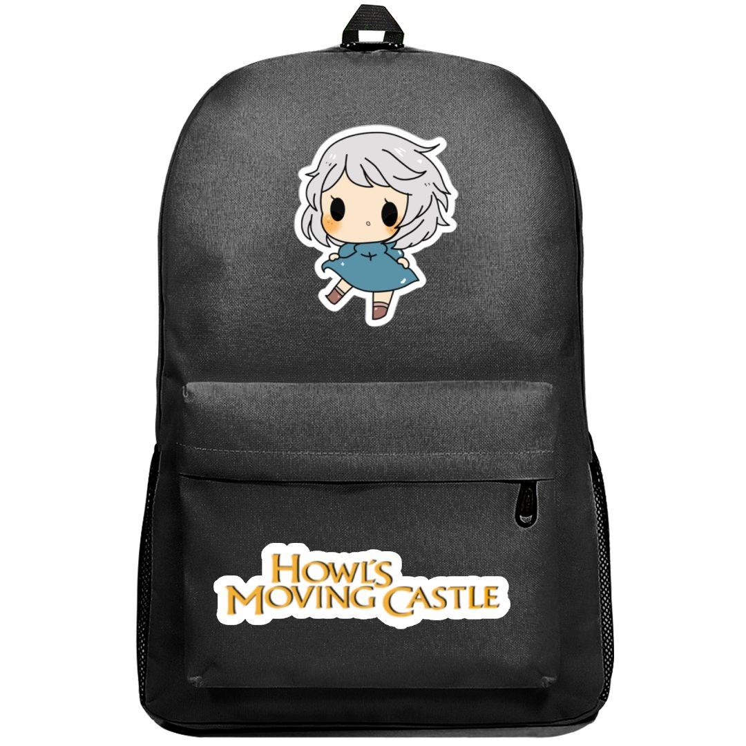 Howls Moving Castle Sophie Backpack SuperPack - Sophie Dancing Chibi Art