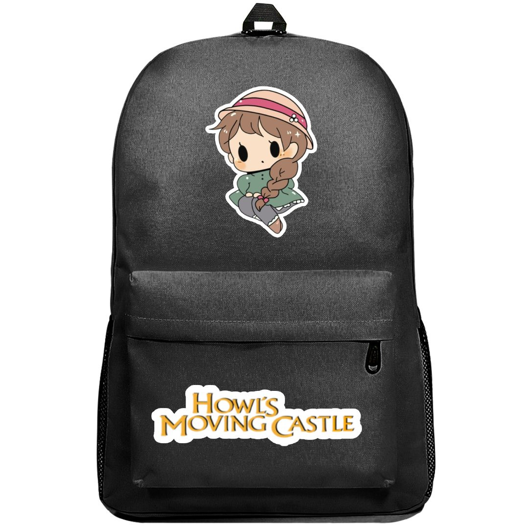 Howls Moving Castle Sophie Backpack SuperPack - Sophie Sitting Chibi Art