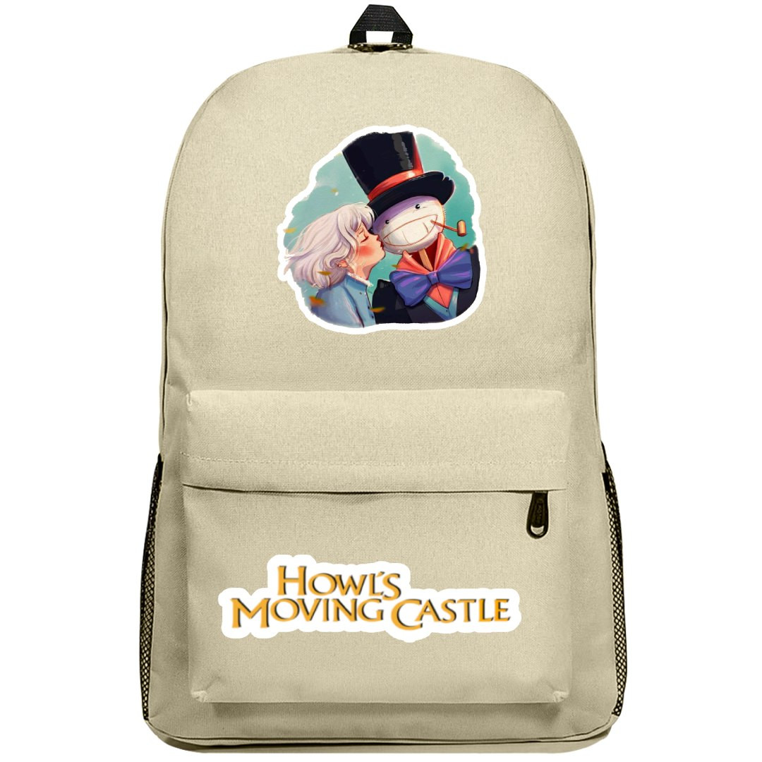 Howls Moving Castle Backpack SuperPack - Howls Moving Castle Sophie Kissing Turnip Head Sketch Art