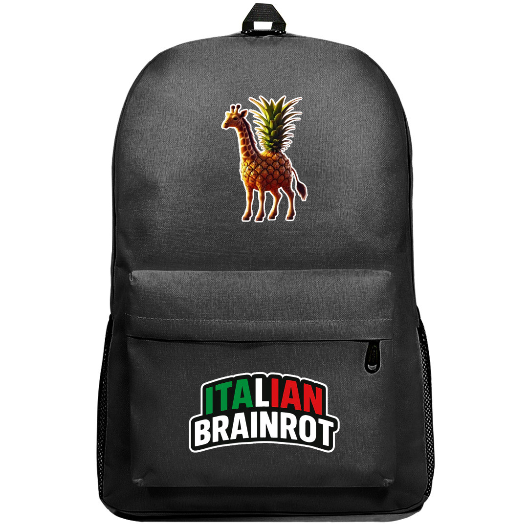 Italian Brainrot Ananitto Giraffini Backpack SuperPack - Ananitto Giraffini Characters Series Art