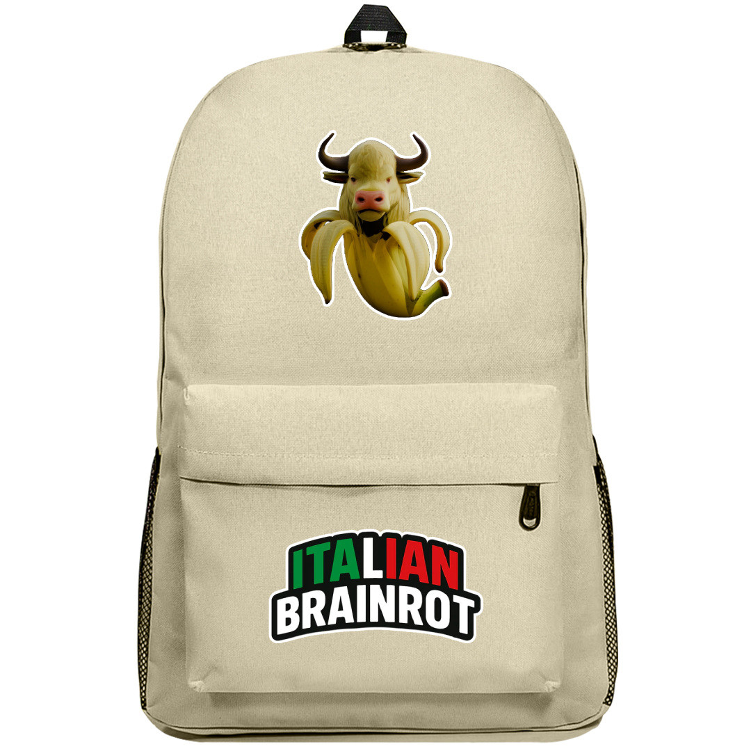 Italian Brainrot Bulliccinni Bananini Backpack SuperPack - Bulliccinni Bananini Characters Series Art