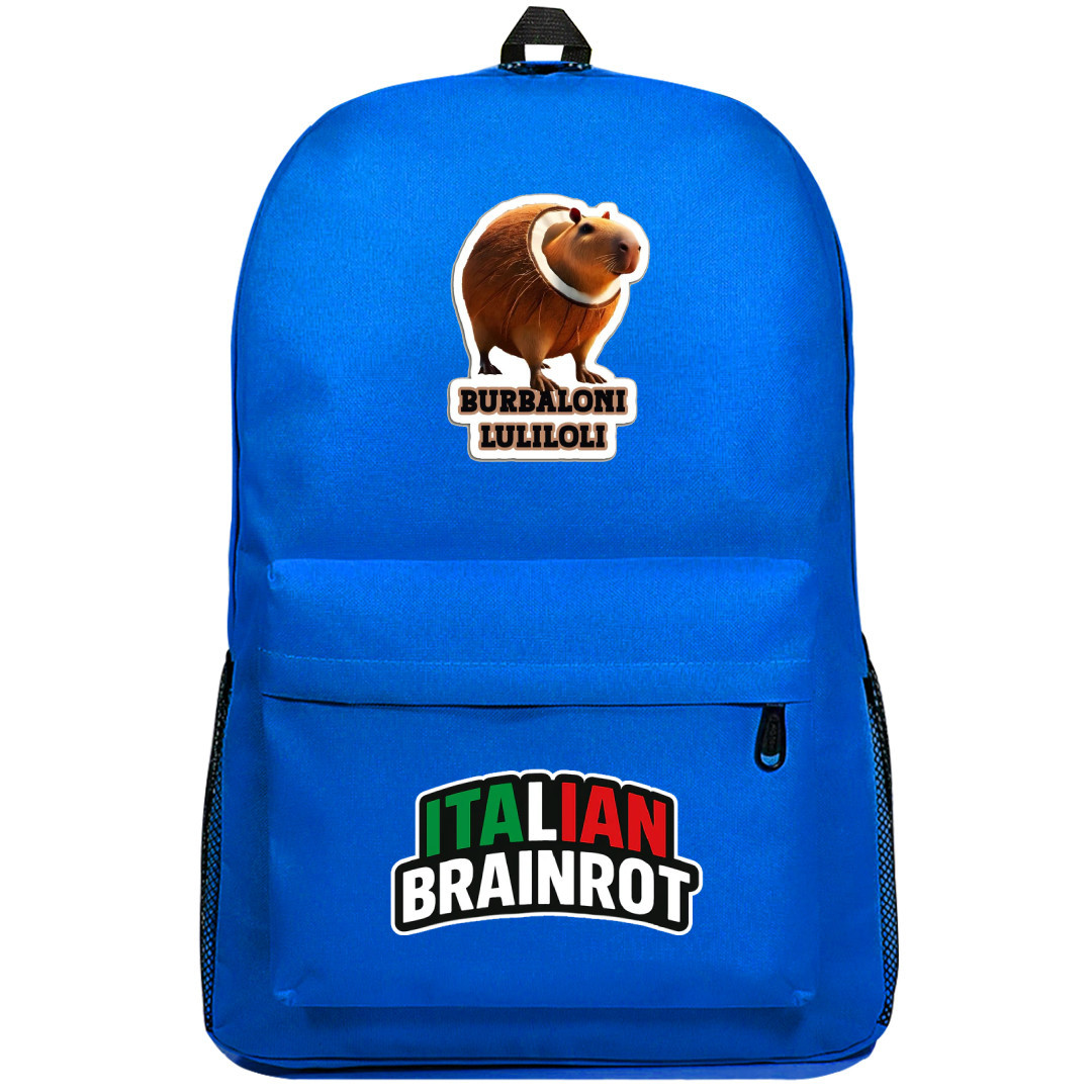 Italian Brainrot Burbaloni Lulilolli Backpack SuperPack - Burbaloni Lulilolli Characters Series Art