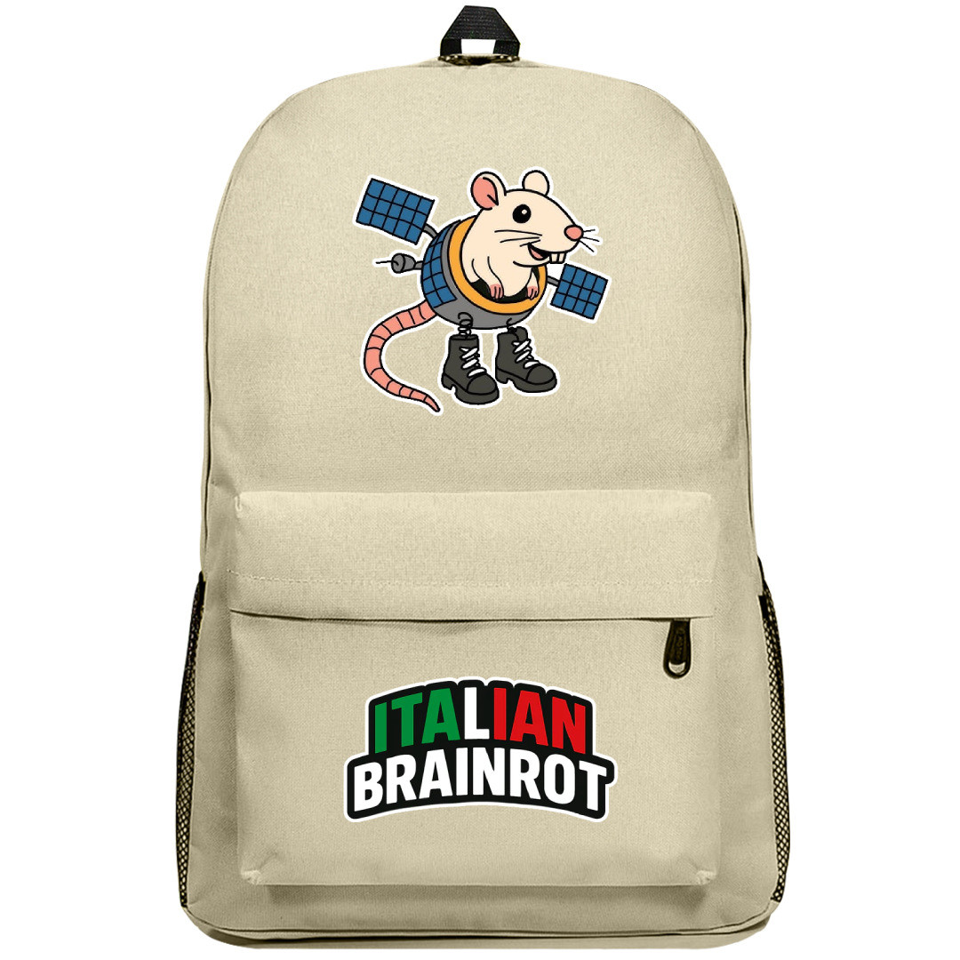 Italian Brainrot Cacasito Satelito Backpack SuperPack - Cacasito Satelito Characters Series Art