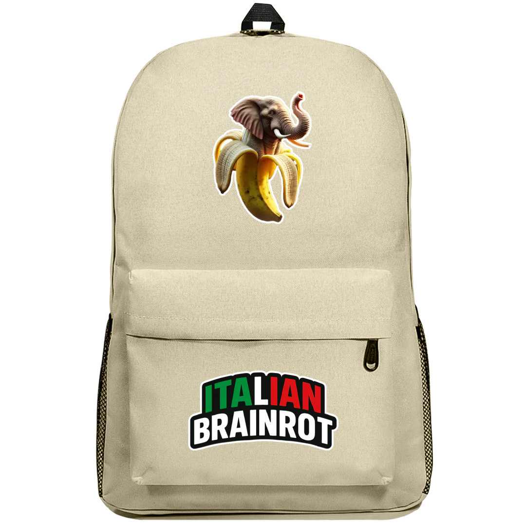 Italian Brainrot Elephantuchi Bananuchi Backpack SuperPack - Elephantuchi Bananuchi Characters Series Art