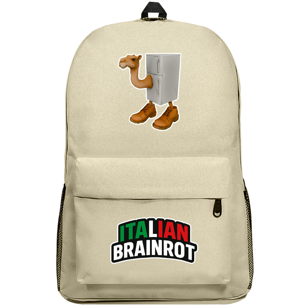 Italian Brainrot Frigo Camelo Backpack SuperPack - Frigo Camelo Characters Series Art