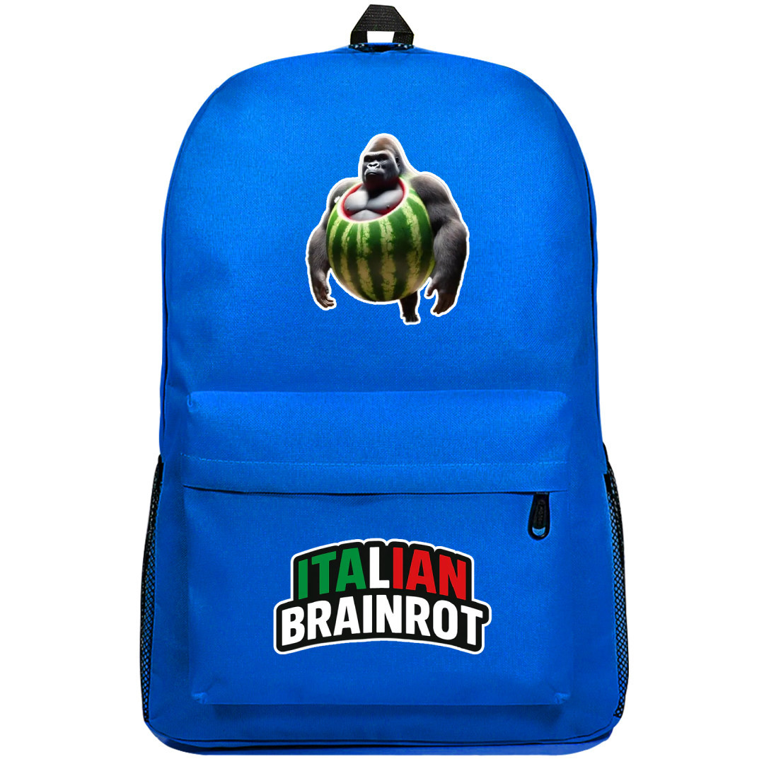 Italian Brainrot Gorillo Watermellondrillo Backpack SuperPack - Gorillo Watermellondrillo Characters Series Art
