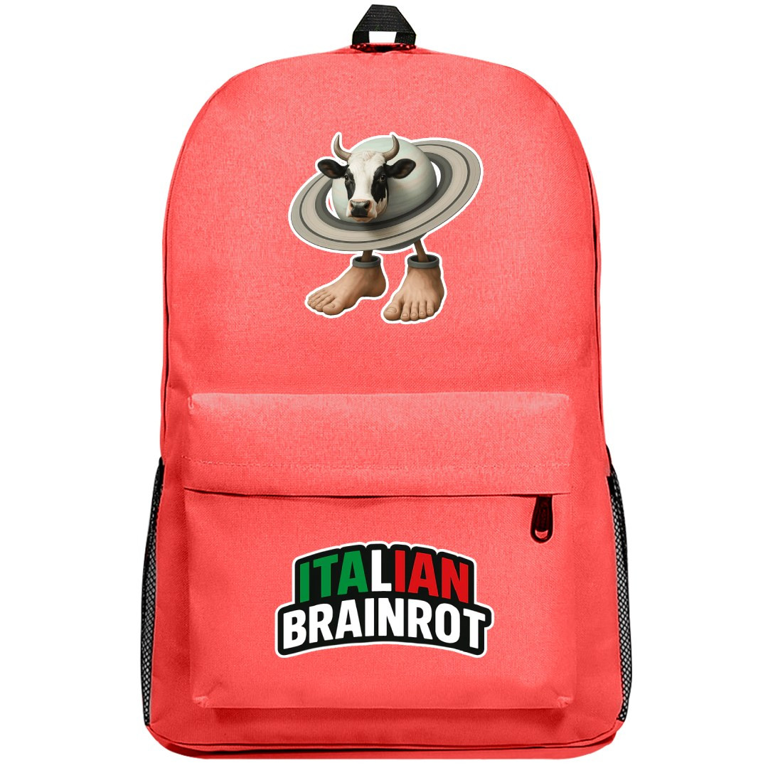 Italian Brainrot La Vaca Saturno Saturnita Backpack SuperPack - La Vaca Saturno Saturnita Characters Series Art