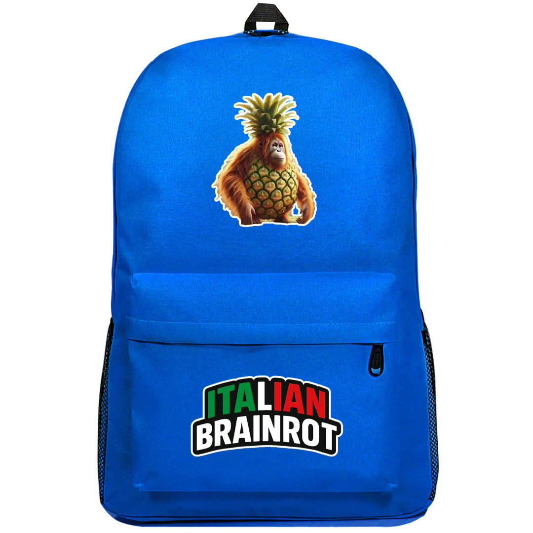 Italian Brainrot Orangutini Ananasini Backpack SuperPack - Orangutini Ananasini Characters Series Art