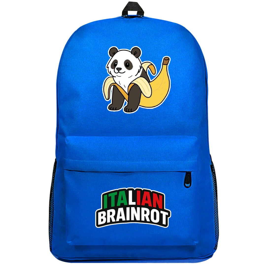 Italian Brainrot Pandaccini Bananini Backpack SuperPack - Pandaccini Bananini Characters Series Art