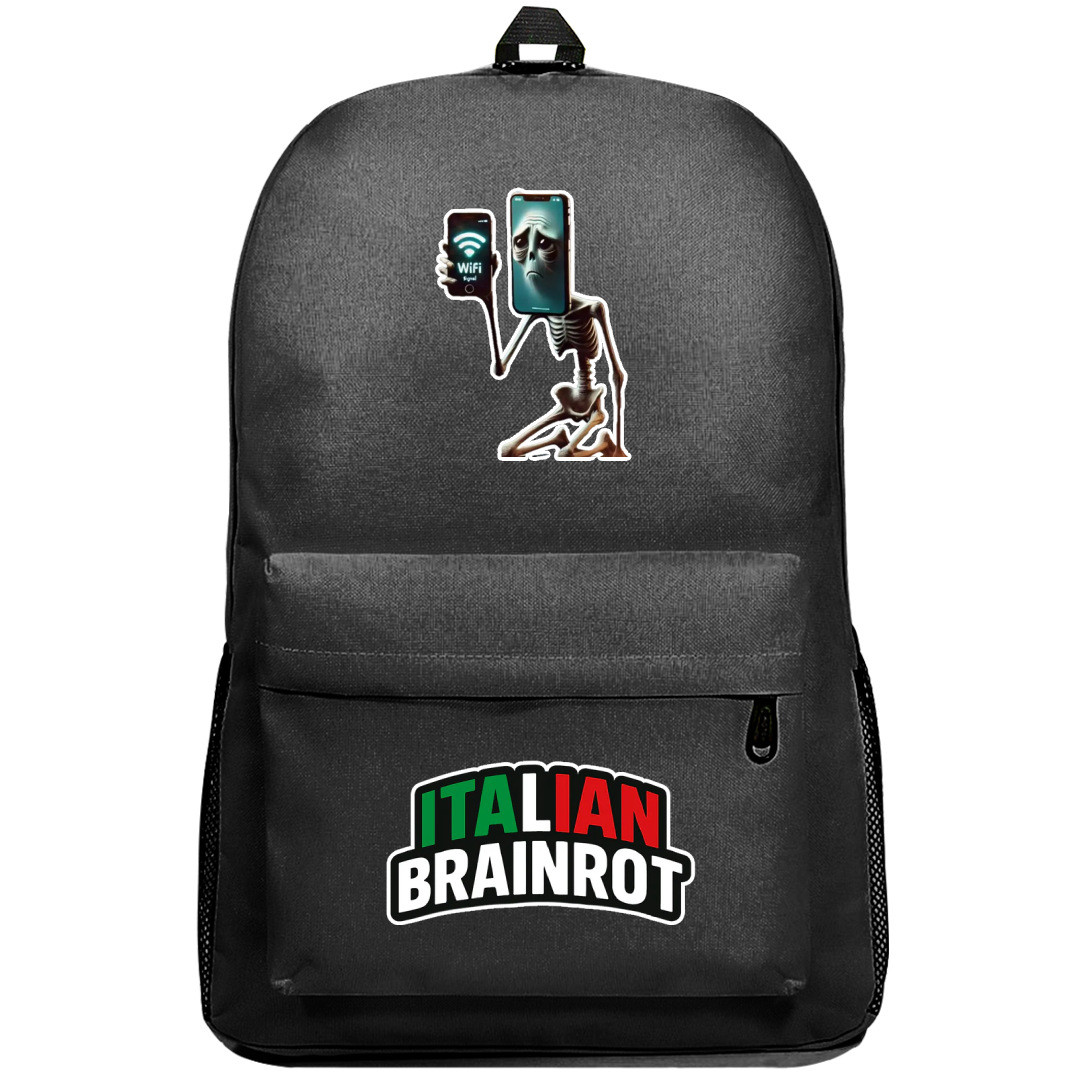 Italian Brainrot Pot Hotspot Backpack SuperPack - Pot Hotspot Characters Series Art