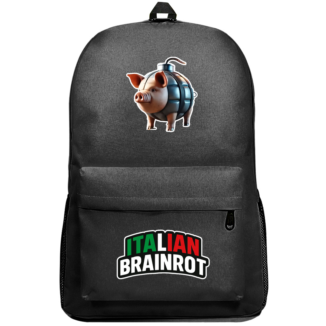 Italian Brainrot Svinino Bombondino Backpack SuperPack - Svinino Bombondino Characters Series Art