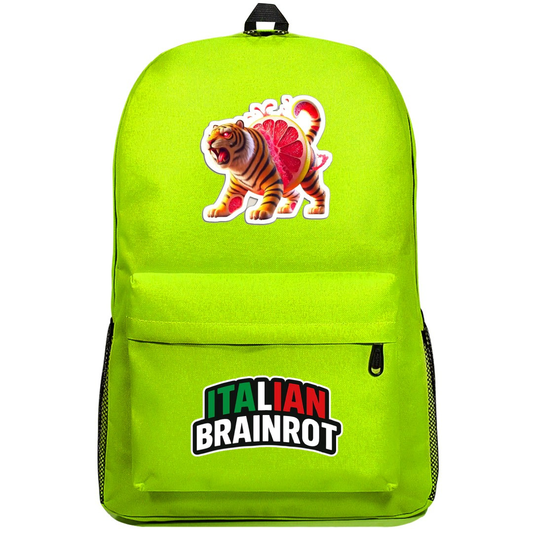 Italian Brainrot Tigroligre Frutonni Backpack SuperPack - Tigroligre Frutonni Characters Series Art